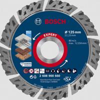 Bosch Accessories 2608900660 EXPERT MultiMaterial Diamanten doorslijpschijf Diameter 125 mm Boordiameter 22.23 mm Steen, Beton, Baksteen 1 stuk(s) - thumbnail