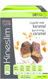 Kineslim Crunch reep karamel (3 st)