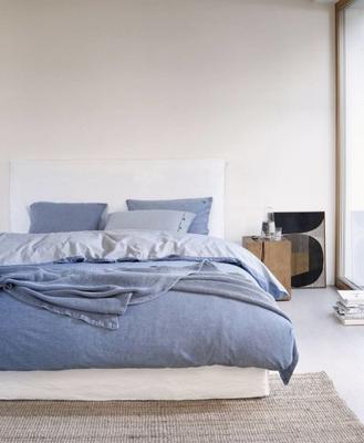 Marc O'Polo Marc O'Polo dekbedovertrek Washed Chambray blue