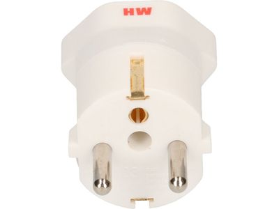 Max Hauri AG 162312 netstekker adapter Type F Wit