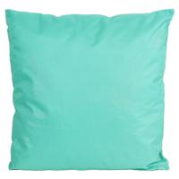 Anna's collection Buiten of tuin sier kussens - aqua blauw - 45 x 45 cm - binnen/buiten   -