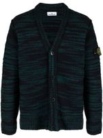 Stone Island cardigan en coton mélangé - Bleu