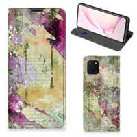 Bookcase Samsung Galaxy Note 10 Lite Letter Painting