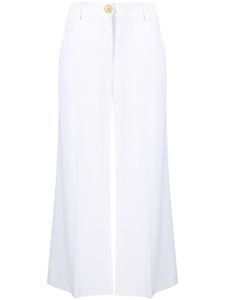 Moschino wide-leg cropped trousers - Blanc