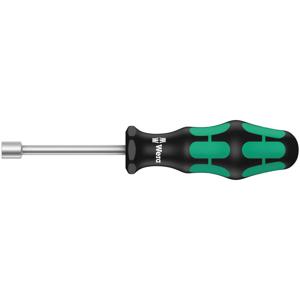 Wera 395 Dopschroevendraaier Werkplaats Sleutelbreedte: 6.3 mm Sleutelbreedte (inch): 1/4 inch Koplengte: 70 mm