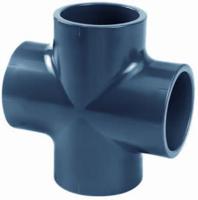 Aquaforte PVC Kruisstuk Lijmverbinding 63mm - Ideaal voor Vijverbouw & Piping Duurzaamheid