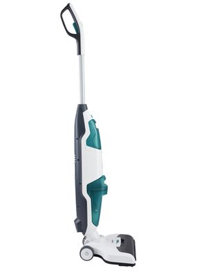 Leifheit Regulus Aqua PowerVac Steelstofzuiger Batterij/Accu Droog en nat Schuim Zakloos Blauw, Grijs, Wit