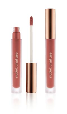 Nude by Nature - Satin Liquid Lipstick - 08 Sienna