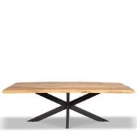 Eettafel (220x110cm - spinpoot) Yucca