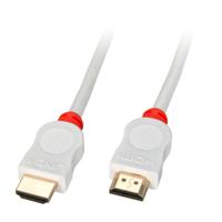 LINDY 41412 HDMI-kabel HDMI Aansluitkabel HDMI-A-stekker, HDMI-A-stekker 2.00 m Rood 4K UHD