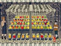 New York Puzzle Company - Neil Packer Apple Cart - Puzzel van 500 stukjes