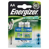 Energizer Originele accu Extreme Mignon AA (2300 mAh 1,2 volt, voorgeladen 2-pack)