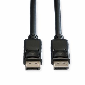 ROLINE DisplayPort kabel, DP-DP, v1.2, M - M, TPE, zwart, 1,5 m