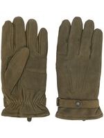 Barbour gants à détail froncé - Vert