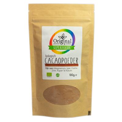 Original Superfoods Biologische Cacaopoeder Afrika 100 Gram