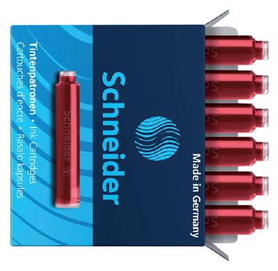 Schneider Pen Ink Cartridge penvulling 6 stuk(s)