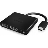 ICY BOX IB-DK4031-CPD USB 3.0 (3.1 Gen 1) Type-C Zwart