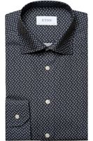 ETON Contemporary Fit Overhemd Marine, Motief - thumbnail