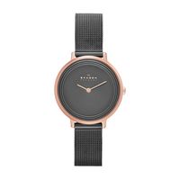 Horlogeband Skagen SKW2277 Mesh/Milanees Antracietgrijs 12mm - thumbnail