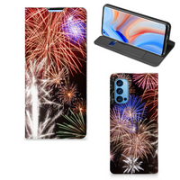 OPPO Reno4 Pro 5G Hippe Standcase Vuurwerk