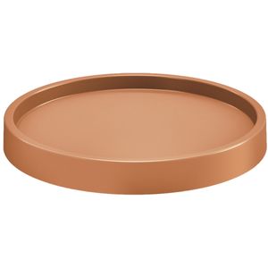 Planten trolley/multiroller rond terracotta kunststof 45 cm