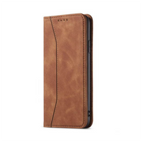 iPhone 14 Plus hoesje - Bookcase - Pasjeshouder - Portemonnee - Kunstleer - Bruin