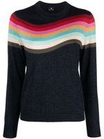 PS Paul Smith striped wool-blend jumper - Bleu