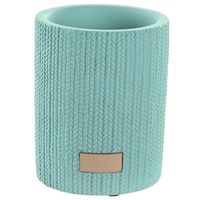 Badkamer tandenborstelhouder / drinkbeker - keramiek - mintgroen - 8 x 10 cm   -