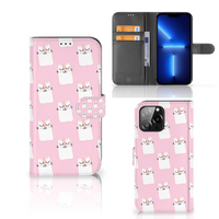 iPhone 13 Pro Max Telefoonhoesje met Pasjes Sleeping Cats