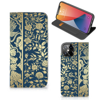 iPhone 12 Pro Max Smart Cover Beige Flowers - thumbnail