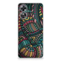 OPPO A17 TPU bumper Aztec - thumbnail