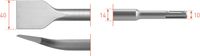 Rotec SDS+ Spadebeitel gebogen 40x250mm - 2150016 - thumbnail