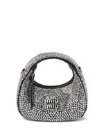 Miu Miu sac porté épaule Wander à ornements - Noir