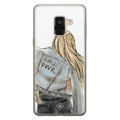 Samsung Galaxy A8 (2018) siliconen hoesje - GRL PWR
