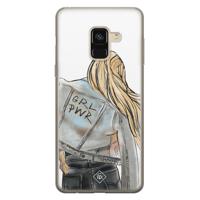Samsung Galaxy A8 (2018) siliconen hoesje - GRL PWR