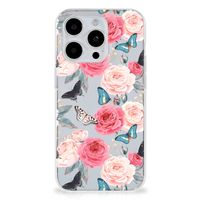 iPhone 15 Pro TPU Case Butterfly Roses