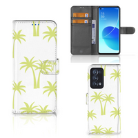 OPPO Reno 6 Pro Plus 5G Hoesje Palmtrees - thumbnail