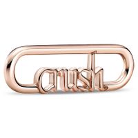 Pandora Me 780080C00 Styling Crush Word Link zilver rosekleurig (Retired) - thumbnail