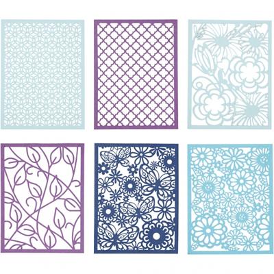 Creotime kartonblok 10,5 x 14,8 cm 6 designs 4 kleuren paars/blauw Creotime kartonblok 10,5 x 14,8 cm 6 designs 4 kleuren paars/blauw