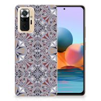 Xiaomi Redmi Note 10 Pro TPU Siliconen Hoesje Flower Tiles