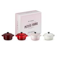 LE CREUSET - Petit Fours - Mini braadpannetjes 10cm 4-dlg - thumbnail