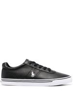 Polo Ralph Lauren baskets Hanford en cuir - Noir - thumbnail