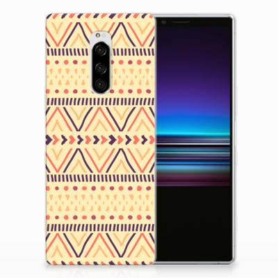Sony Xperia 1 TPU bumper Aztec Yellow