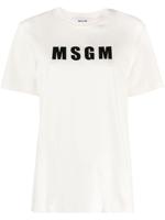 MSGM T-shirt met logoprint - Beige