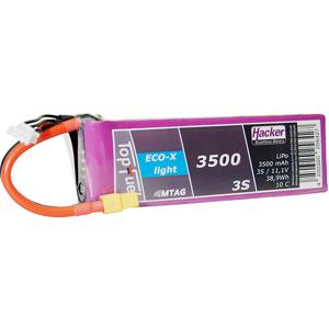 Hacker LiPo accupack 11.1 V 3500 mAh Aantal cellen: 3 10 C Softcase XT60