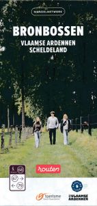 Wandelknooppuntenkaart Wandelnetwerk BE Bronbossen Vlaamse Ardennen Sc