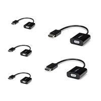StarTech.com 5 stuks DisplayPort naar VGA-adapter - DisplayPort 1.2 naar VGA actieve adapter - Digital DP naar analoge VGA video converter dongle - DP stekker naar VGA-bus monitor adapter (DP2VGA3X5)