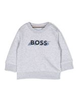 BOSS Kidswear sweat en coton à logo imprimé - Gris