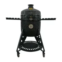 GRLLR Ember PRO 23 Shiny Black Kamado BBQ Glanzend Zwart
