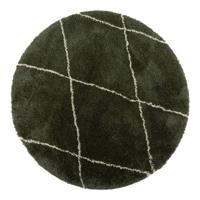 Interieur05 Vloerkleed Berber Nea Groen 240cm rond - thumbnail